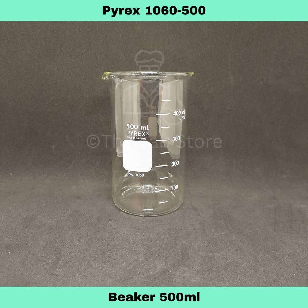 500mL PYREX Beaker, Glass, Heavy Duty, Sold Per Piece | Shopee Philippines