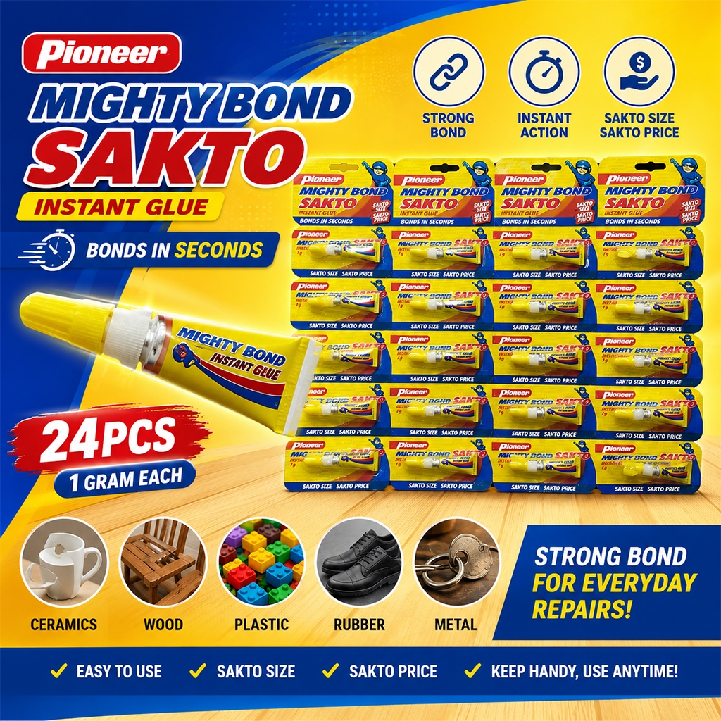 Instant glue 10CS nd 20pcs Mighty Bond sakto1kg super glue | Shopee ...