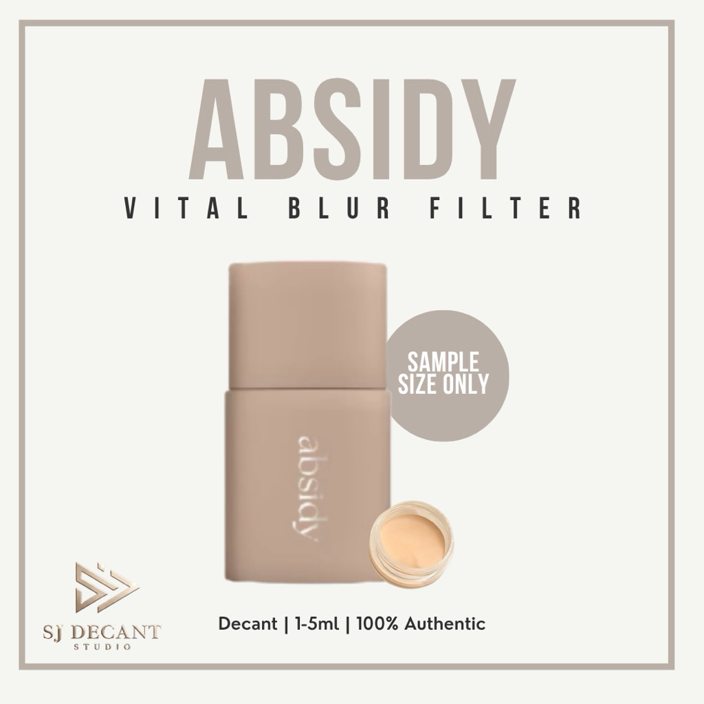 [DECANT / SAMPLE SIZE] ABSIDY VITAL BLUR FILTER SKIN TINT (1-5ml ...