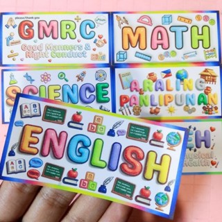 Trending 8pcs SET Subject Notebook Labels Stickers Matatag Curriculum ...