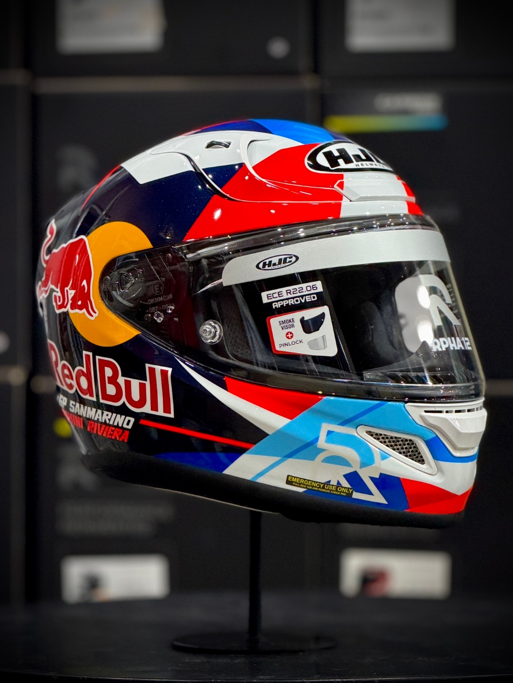 HJC RPHA 12 | Full Face Single Visor | Motorcycle Helmet | Smoke Visor ...