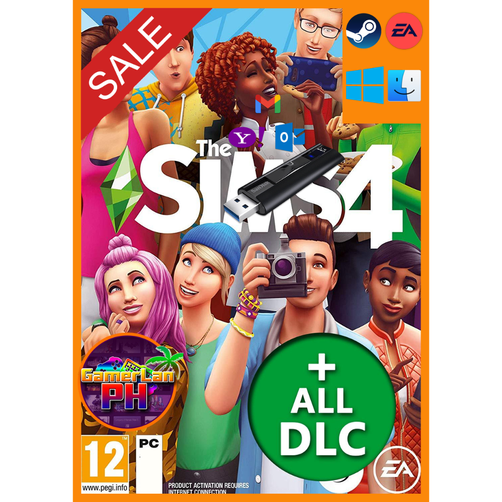 The Sims 4 All DLC for Legit Base Game For STE@m, MAc Lifetime Access ...