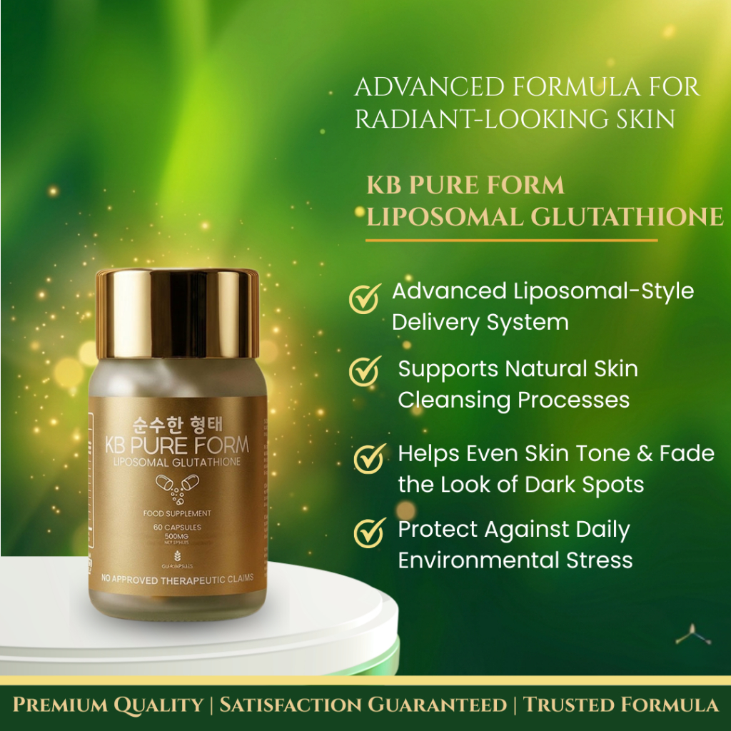 pure form glutathione KB Pure Form Liposomal Glutathione 500mg x 60 Capsules