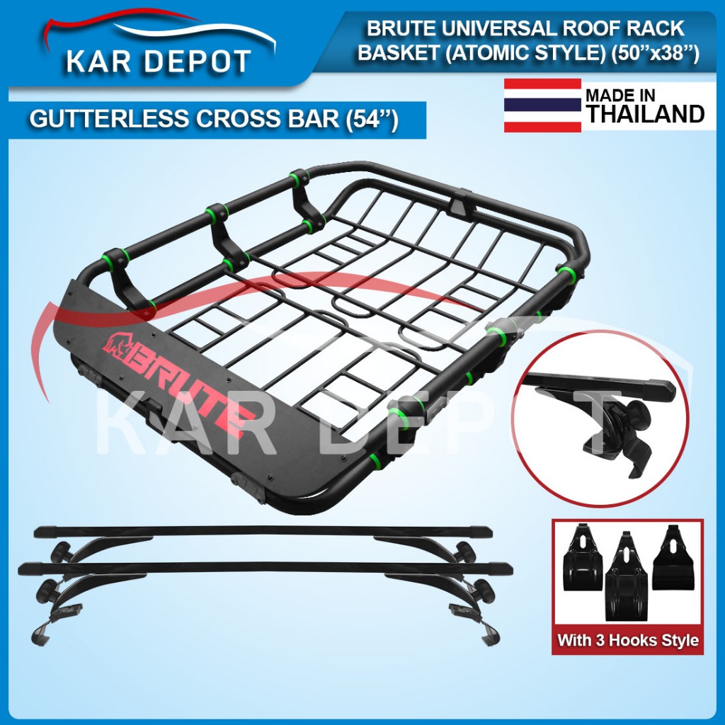 BRUTE LUGGAGE ROOF RACK CARRIER BASKET (ATOMIC STYLE) v2 (50