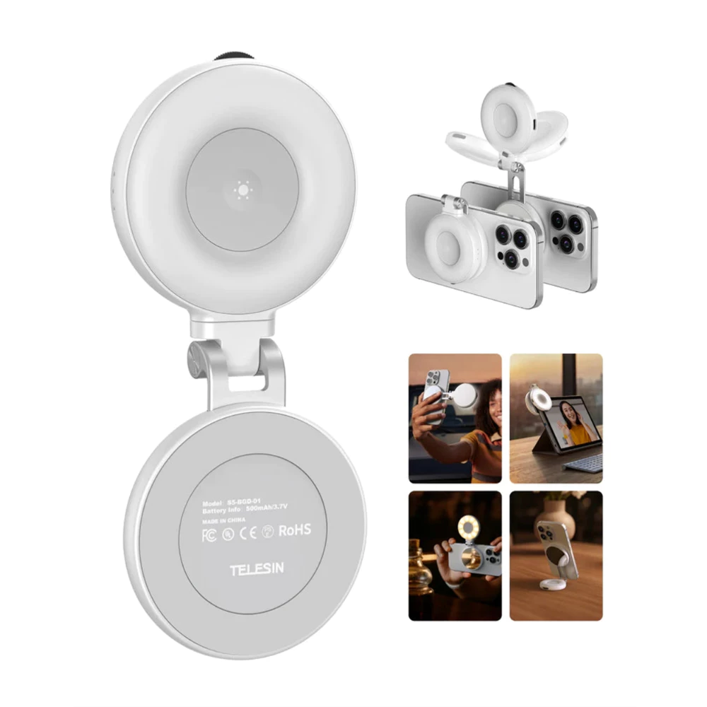 TELESIN MagSafe Extendable Selfie Ring Light