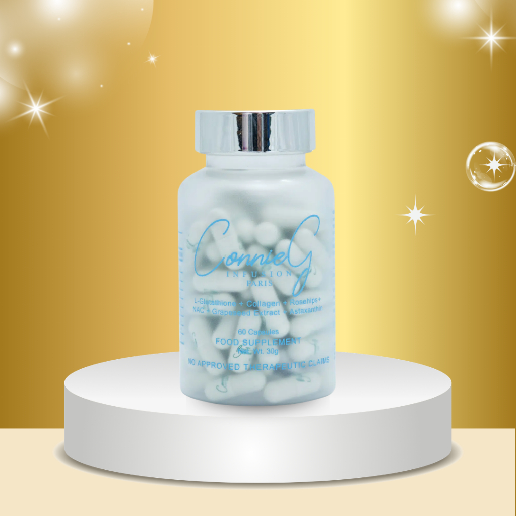 connie g glutathione review Connie G Infusion Paris Glutathione 60 Capsules 500mg