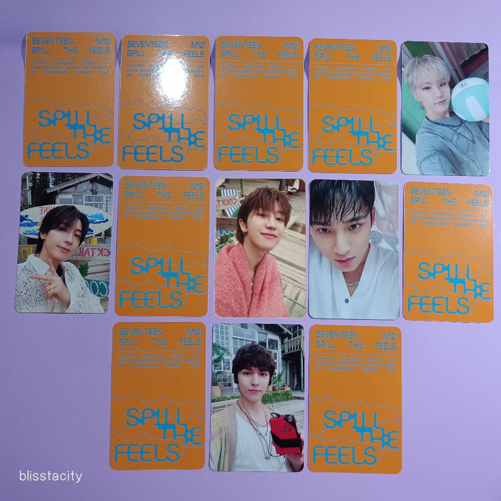 RPC | SEVENTEEN SPILL THE FEELS PHOTOCARD | STF REG ALBUM PC