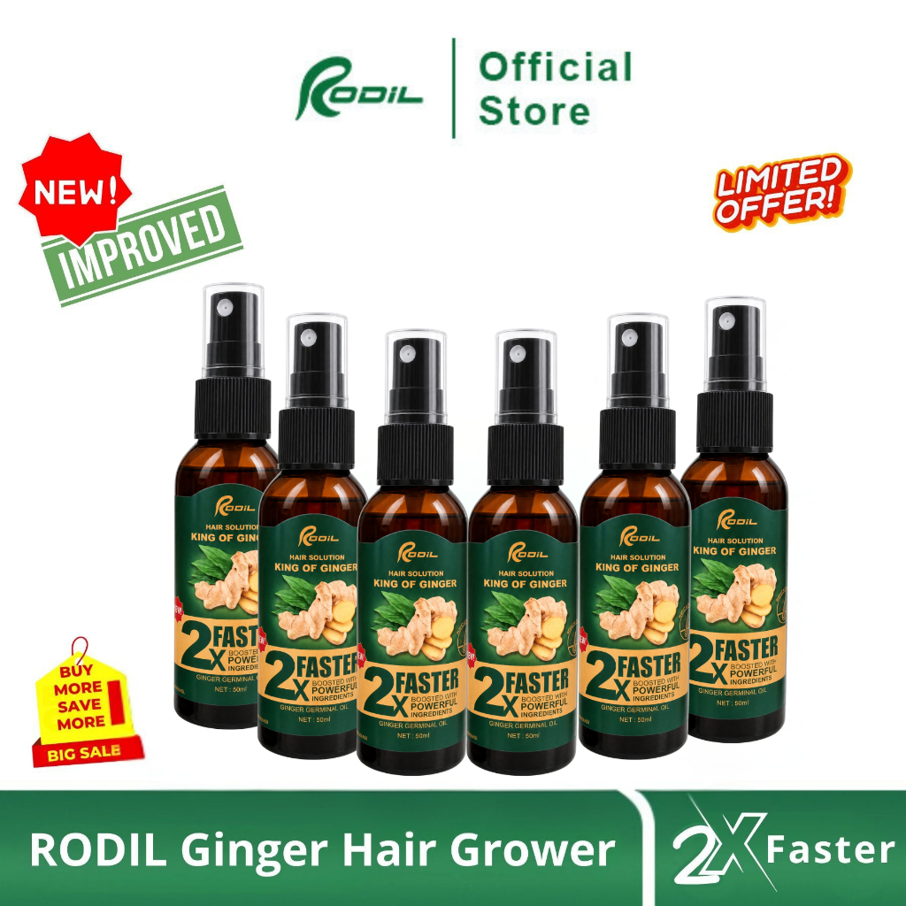 RODIL King of Ginger Hair Grower Spray Nourishing Oil 2X FASTER Anti ...