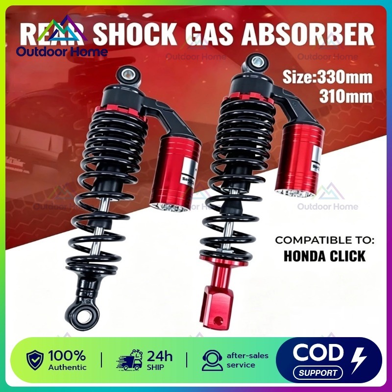 HONDA CLICK V1 V2 V3 REAR SHOCK GAS ABSORBER W/ BASO 310MM 330MM ...