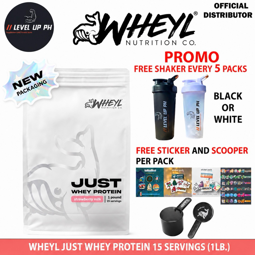 WHEYL JUST PROTEIN 15 SERVINGS FREE SCOOPER AND STICKER PER PACK ...