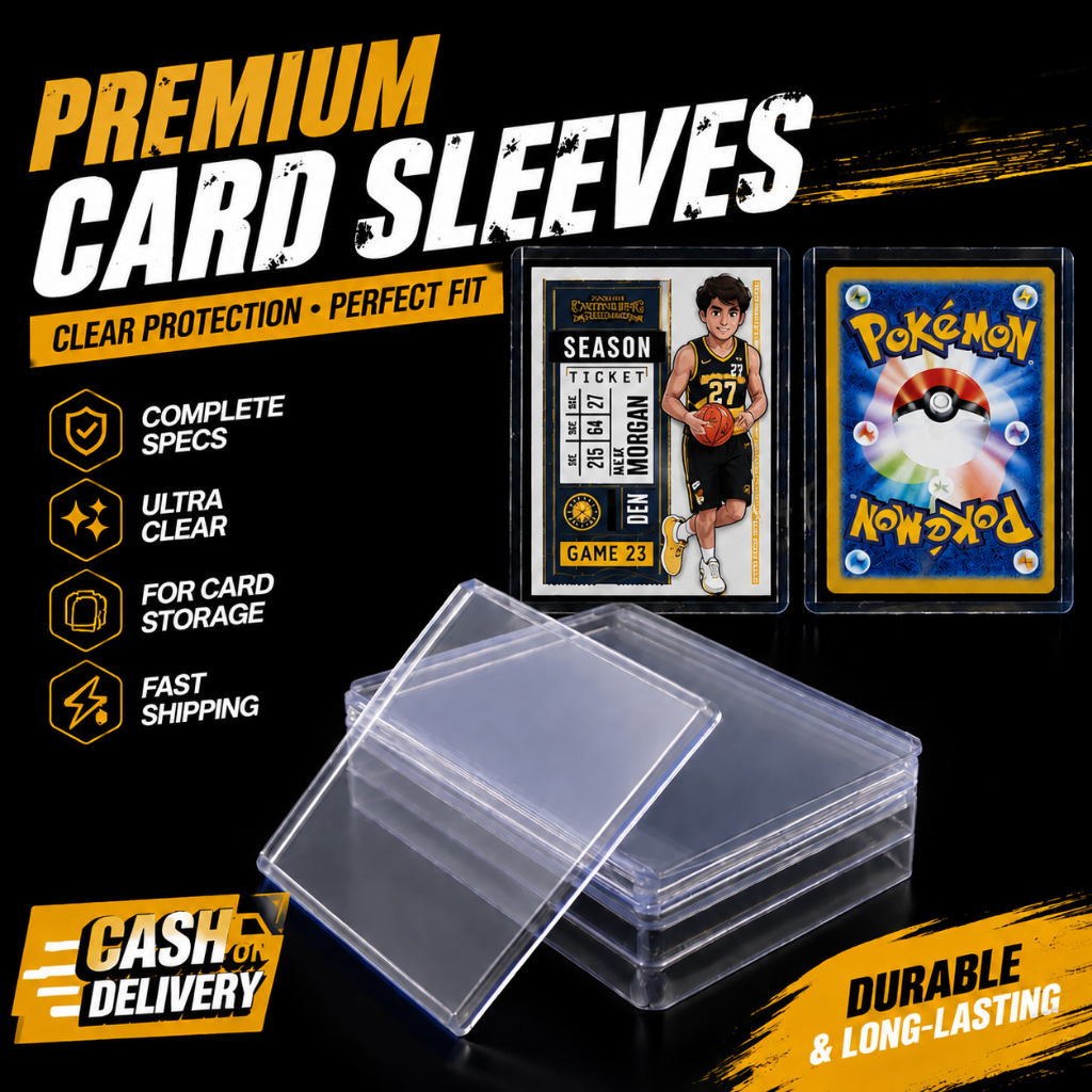 pokemon hard card sleeves Pokscard Case Hard Protective Game (5 Pieces) Card - Football Player Card - Magic Etc during trade card collecting sleeves 1000 Hard
