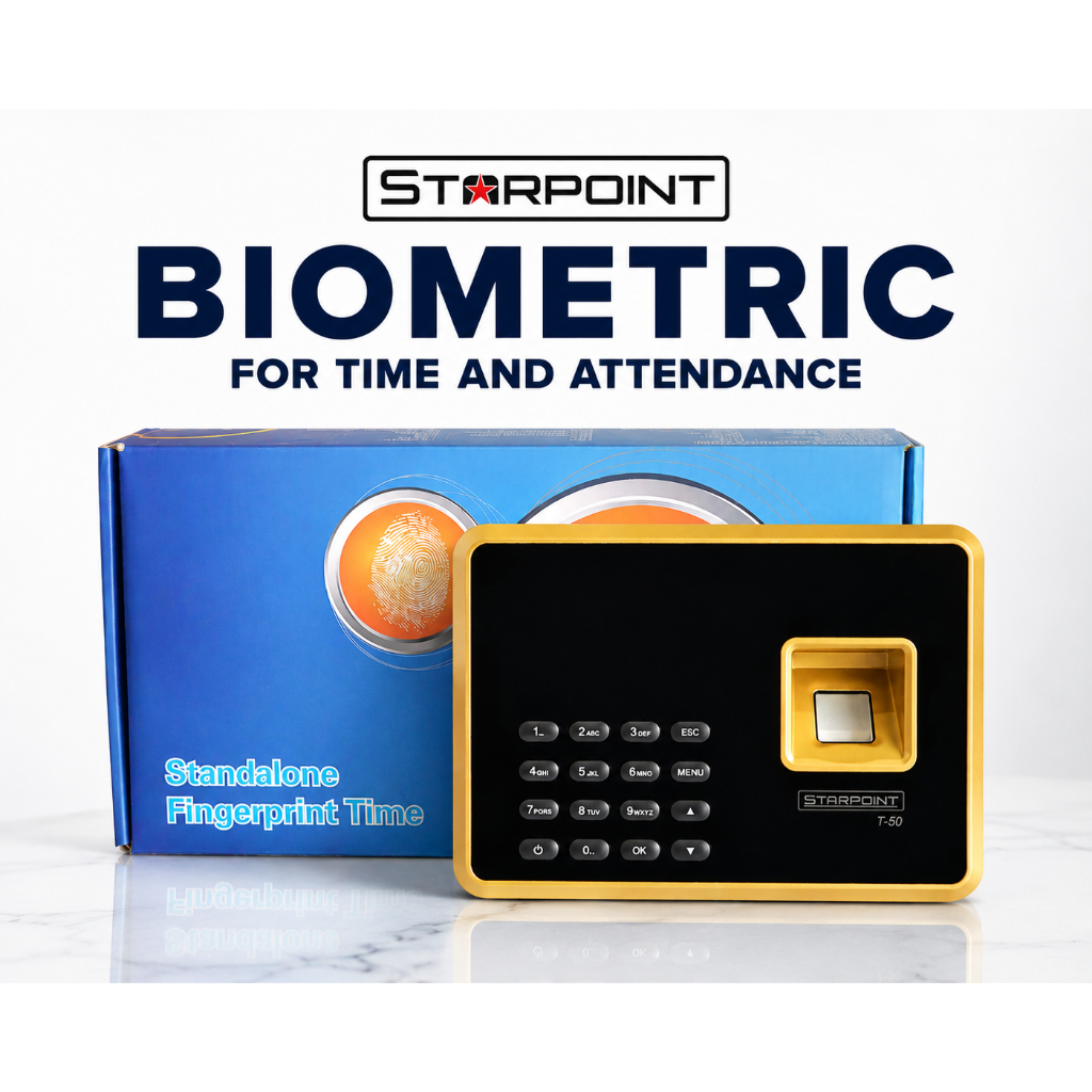 Starpoint Biometric Fingerprint Time Attendance Machine | Employee Time ...