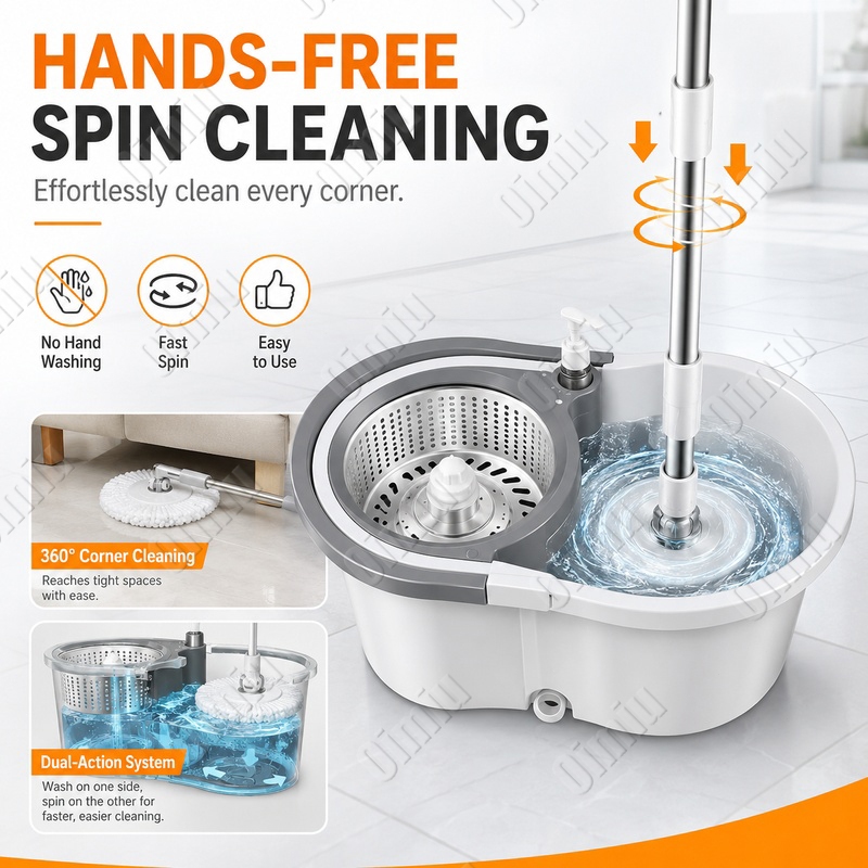 Shop mop bucket with squeezer for Sale on Shopee Philippines