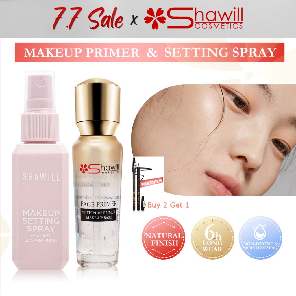 Shawill 6H Long Wearing Primer and Setting Spray Facial Setting Mist ...