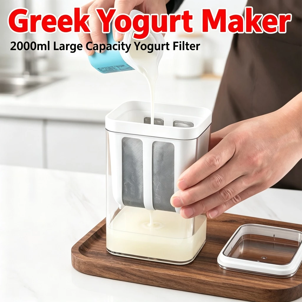 NO.2 Greek Yogurt Maker Reusable Fine Mesh Strainer