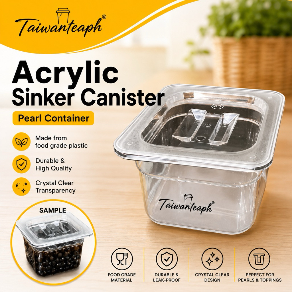Sinker Container Pearl Canister Pearl Container Milktea Sinkers ...