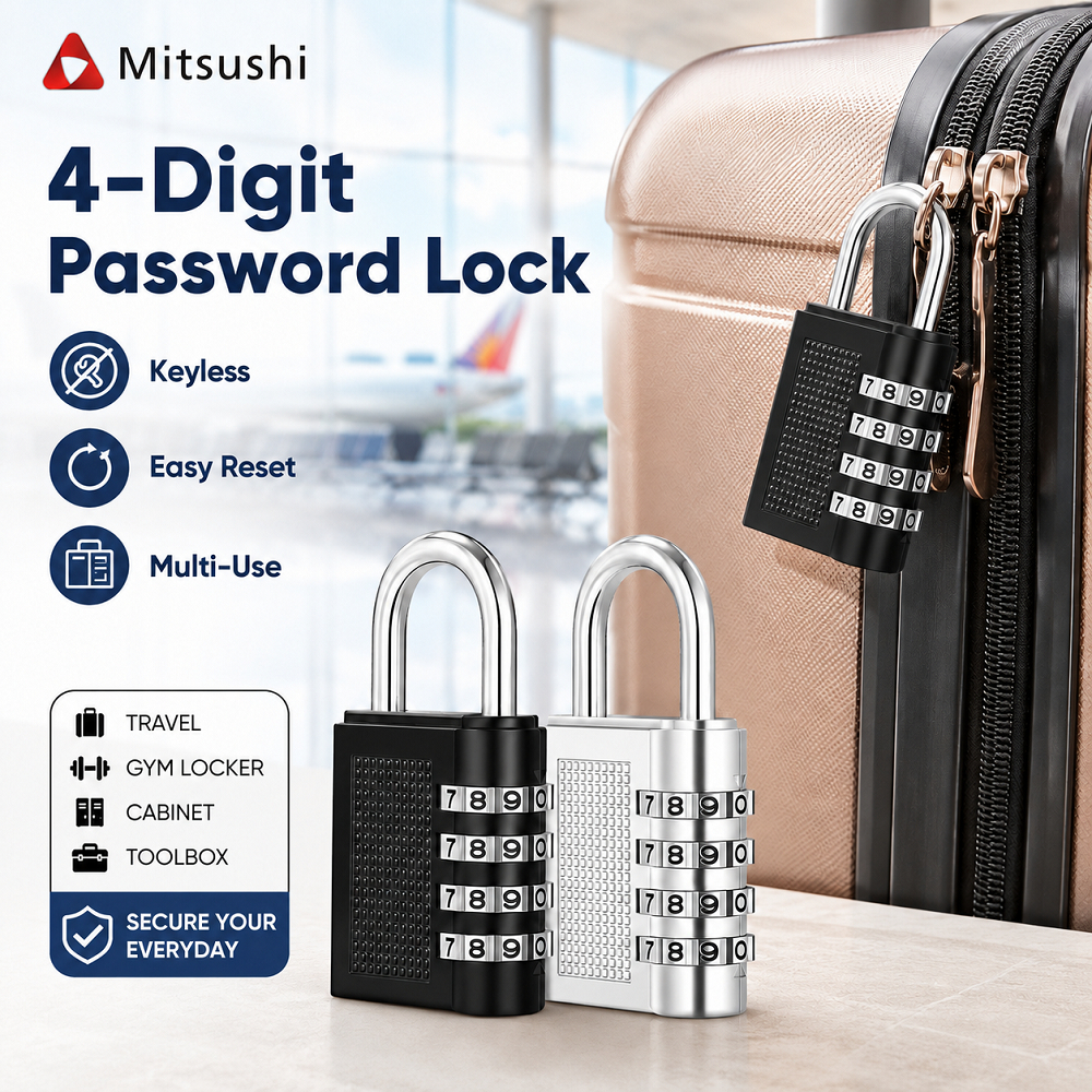 Mitsushi Combination lock 4-digit coded storage cabinet outdoor ...