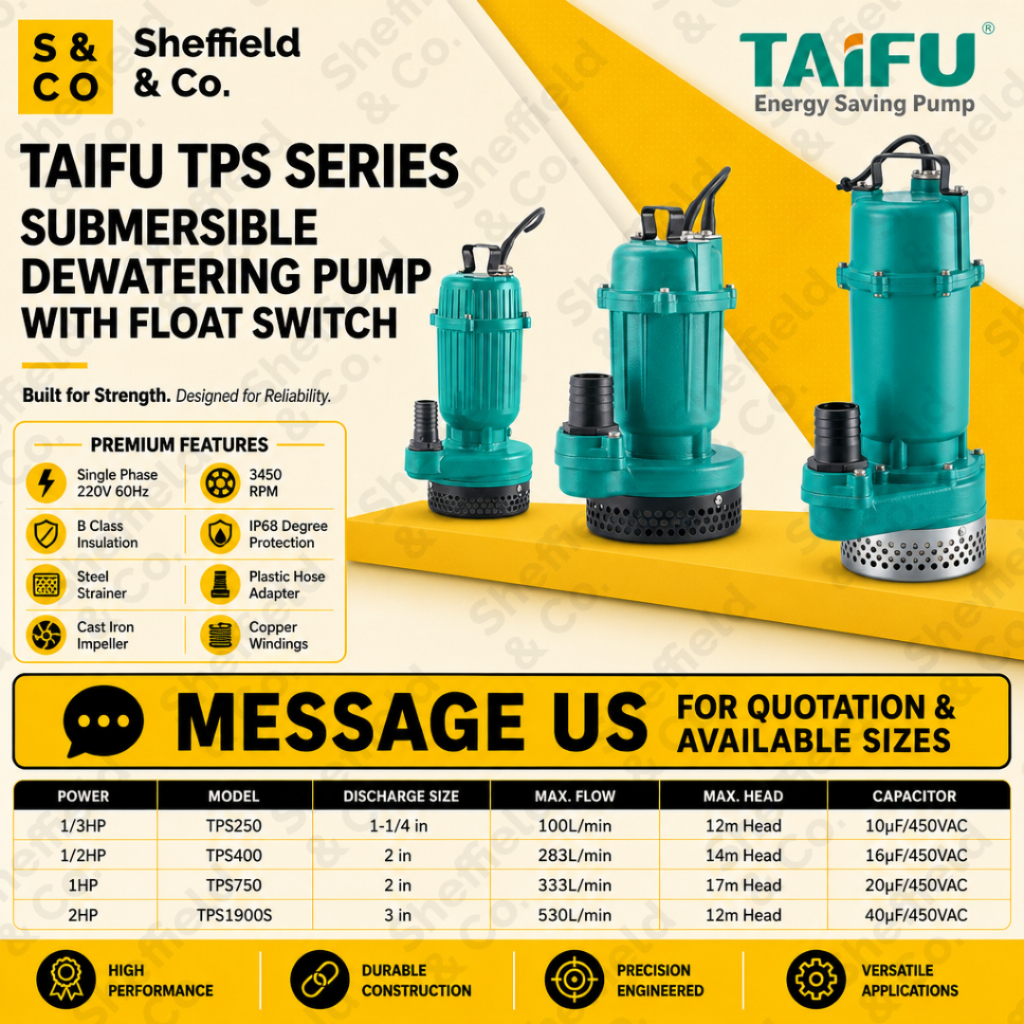 TAIFU Submersible Dewatering Pump, 2