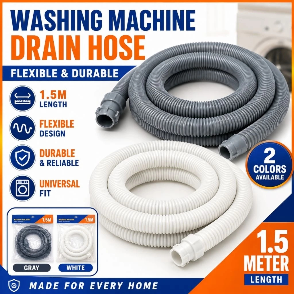 Universal Washing Machine Drain Hose Extension 1.5/ 2/3/5M with ...