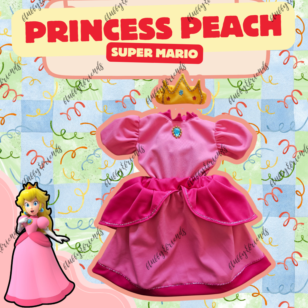 Princess Peach from Super Mario Inspired Costume | For Kids | Shopee ...