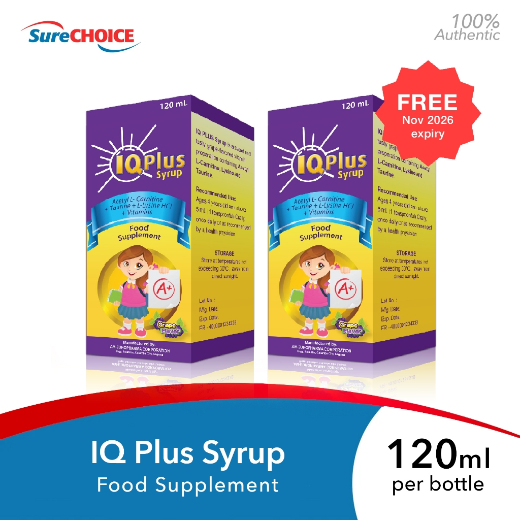 l carnitine syrup philippines IQ Plus Acetyl L-Carnitine Taurine L-Lysine Cognitive and Learning Support for Children 120ml Category_Shop By Goal
