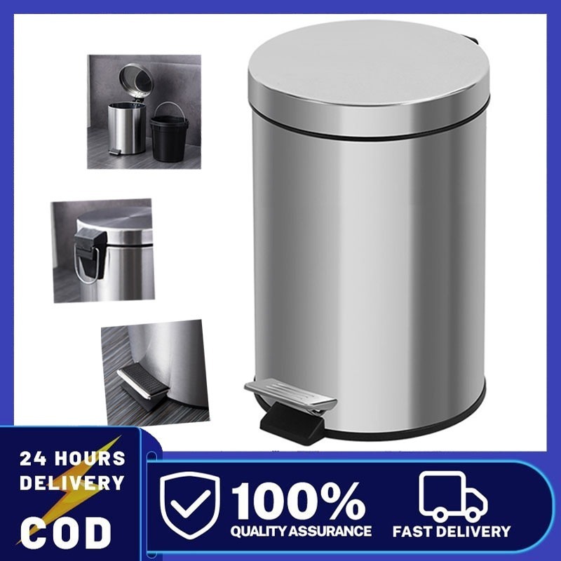 trash bin stainless steel - Best Prices and Online Promos - Oct 2026 ...