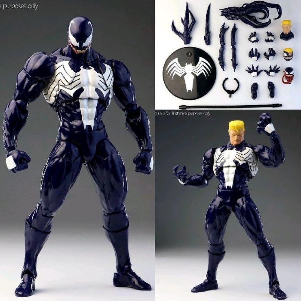 MESS TOYS CT Venom Symbiote Spider Man Action Figure | Shopee Philippines