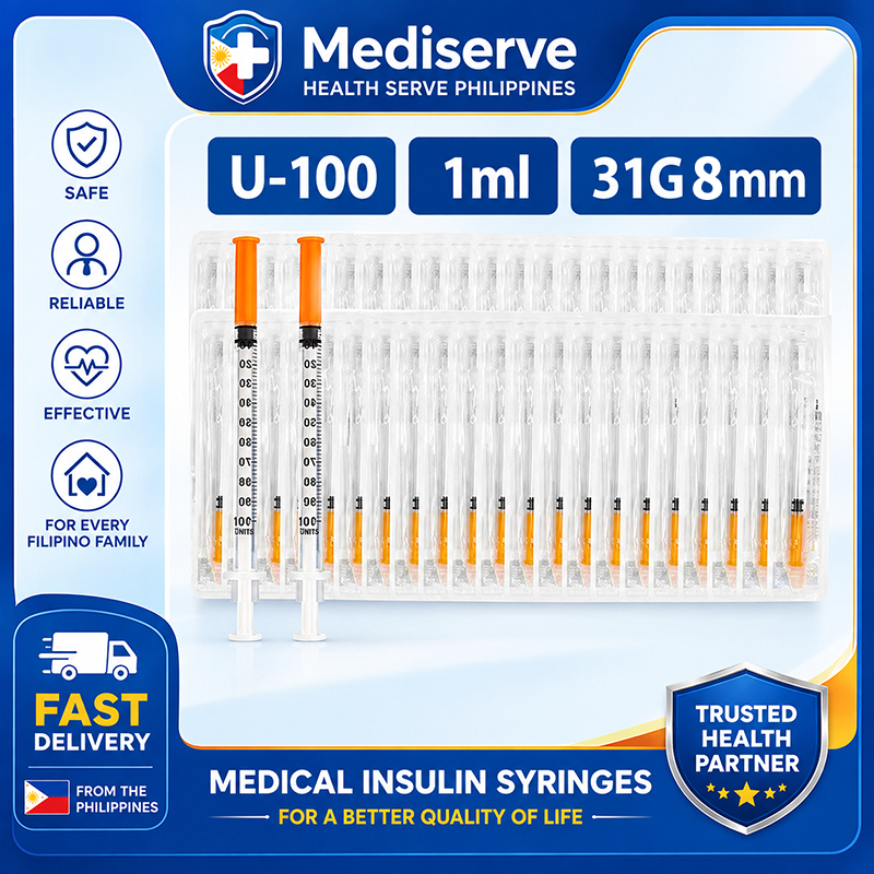 Insulin Syringe 1ml U‑100 31G Individually Packaged | Shopee Philippines