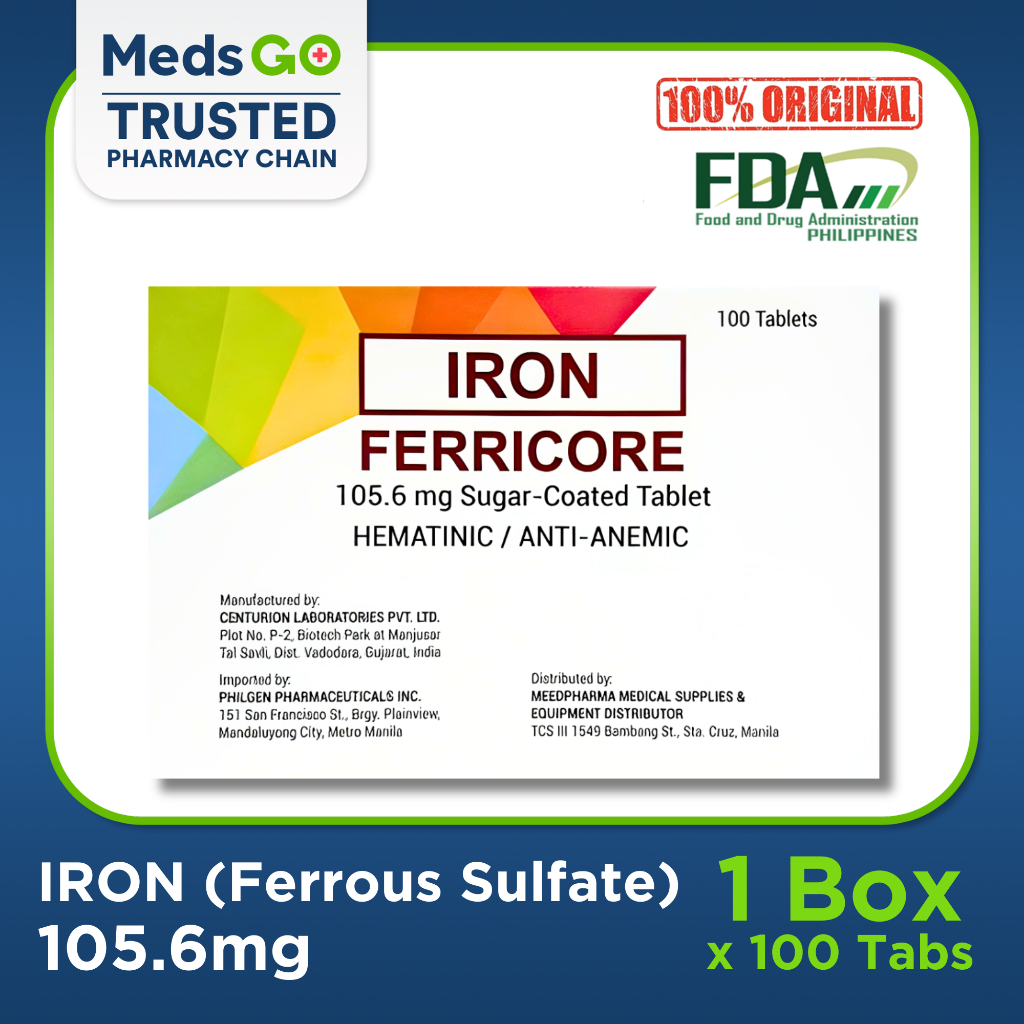 Shop iron ferrous sulfate for Sale on Shopee Philippines