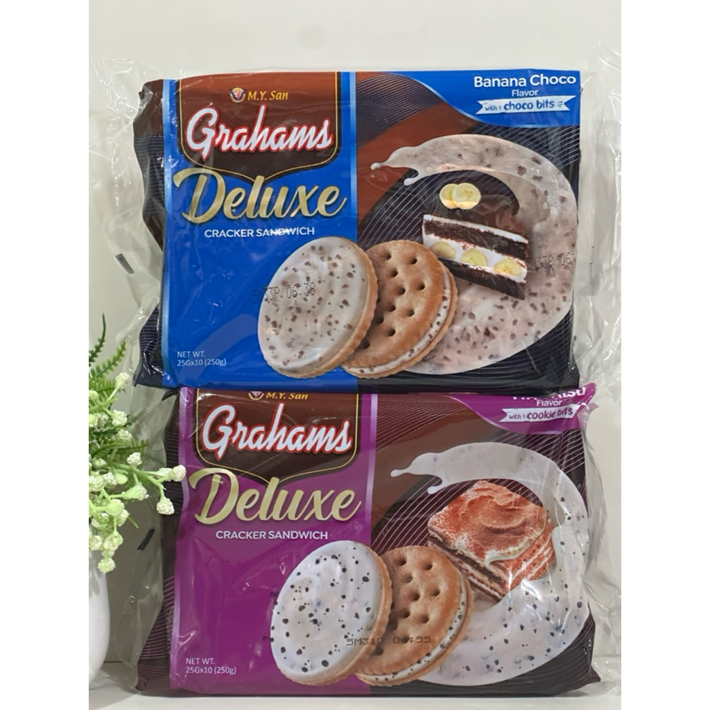 GRAHAM DELUXE CRACKER SANDWICH 10’s PACK | Shopee Philippines