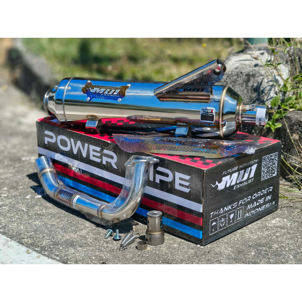 MU1 PIPE STAINLESS CLICK MIO M3 NMAX AEROX BEAT FI PCX160. | Shopee ...