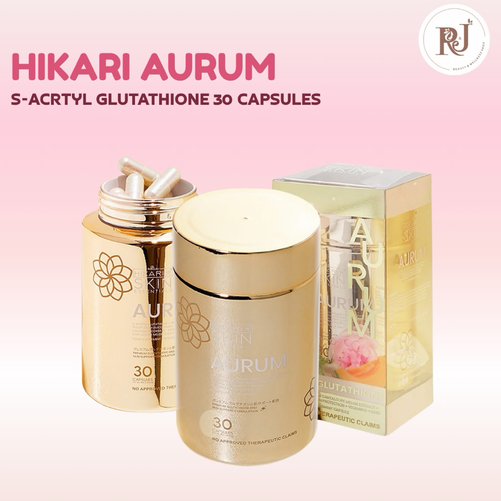 HIKARI Aurum S-Acetyl Glutathione Skin Radiance & Antioxidant | Shopee  Philippines