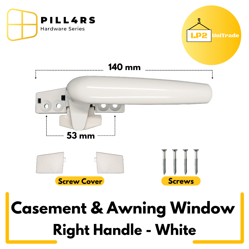 Cam Handle for Awning Window YC38 | Casement Window Handle Left/Right ...