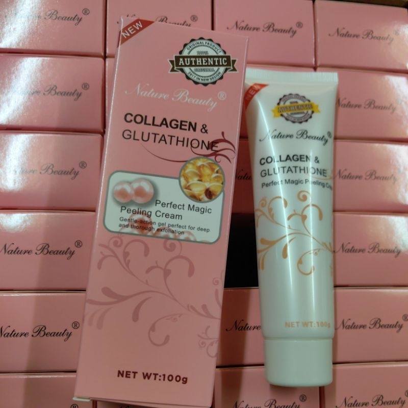 Nature beauty collagen & glutathione Perfect Magic Peeling Gel Cream 100g |  Shopee Philippines