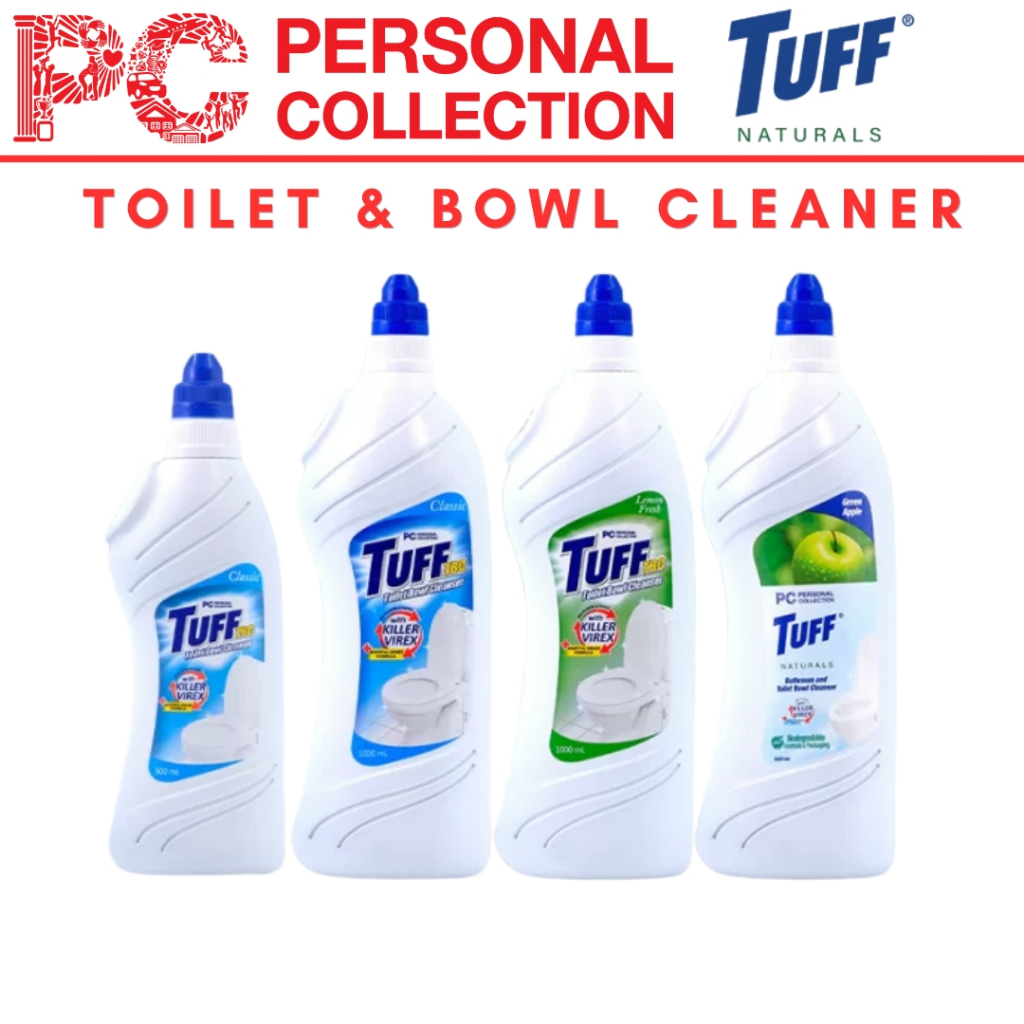 Tuff TBC Toilet Bowl Cleaner Classic, Lemon,and Apple 500ml & with ...
