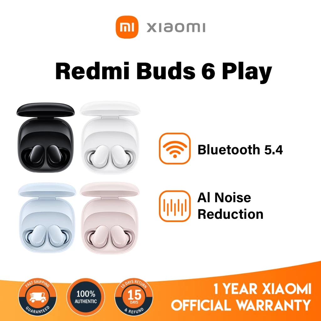 Xiaomi Redmi Buds 6 Play Wireless Earbuds