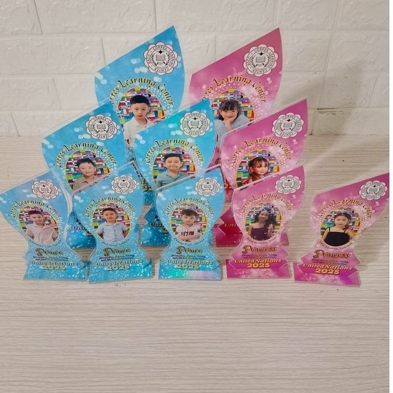 Customized Acrylic Pageant trophy/plaque for all events | Shopee ...