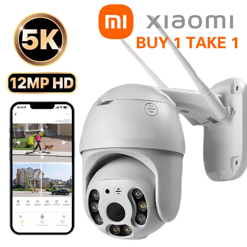 V380 CCTV Camera 4K HD WIFI Connection To Cellphone Outdoor Waterproof ...