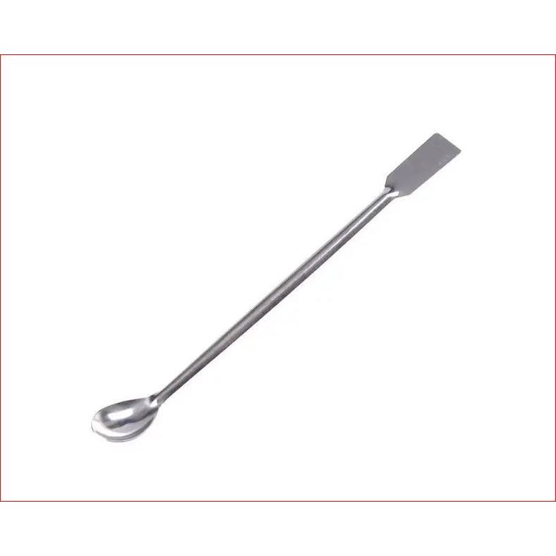150mm LABORATORY STAINLESS STEEL SPOON SPATULA | Shopee Philippines