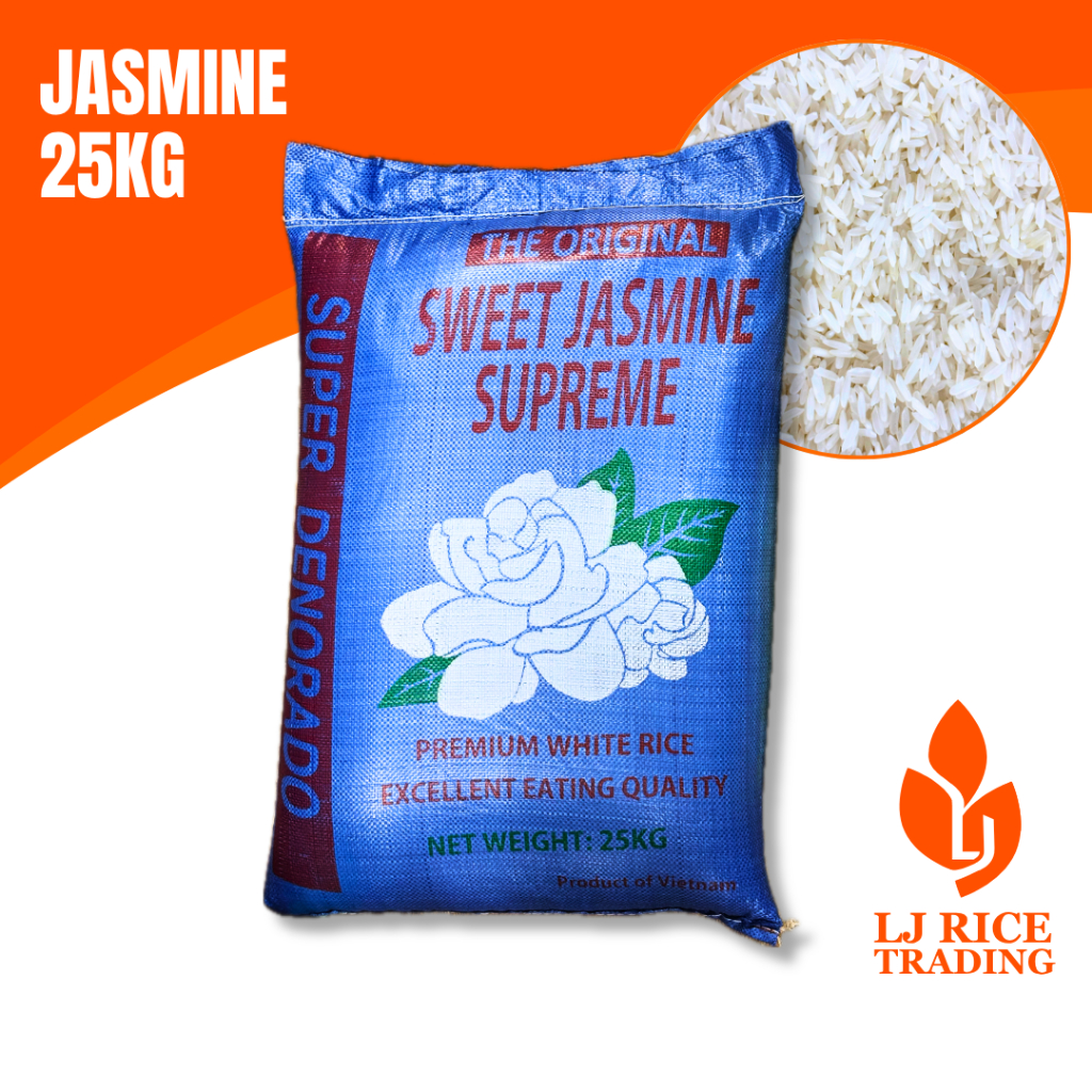Sweet Jasmine Supreme DT8 Super Denorado Rice 25kg | Shopee Philippines