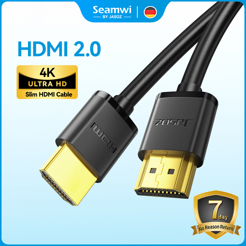 Jasoz 4K HDMI 2.0 High Speed 18Gbps Supports 4K 60Hz HDCP 2.2 1080p ...