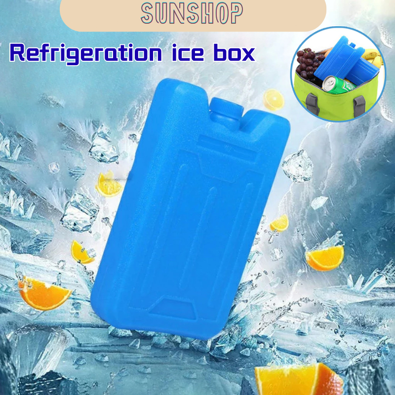 400MI Ice Packs Reusable Ice Crystal BoxFreezer Packs Ice Gel Ice Block ...
