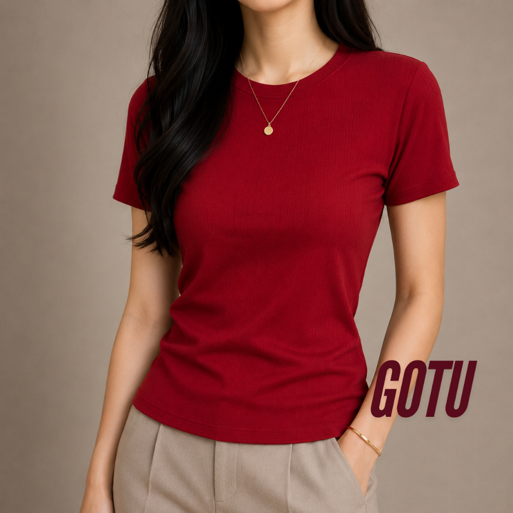 Eloise Basic Premium Cotton Crewneck Top | Shopee Philippines