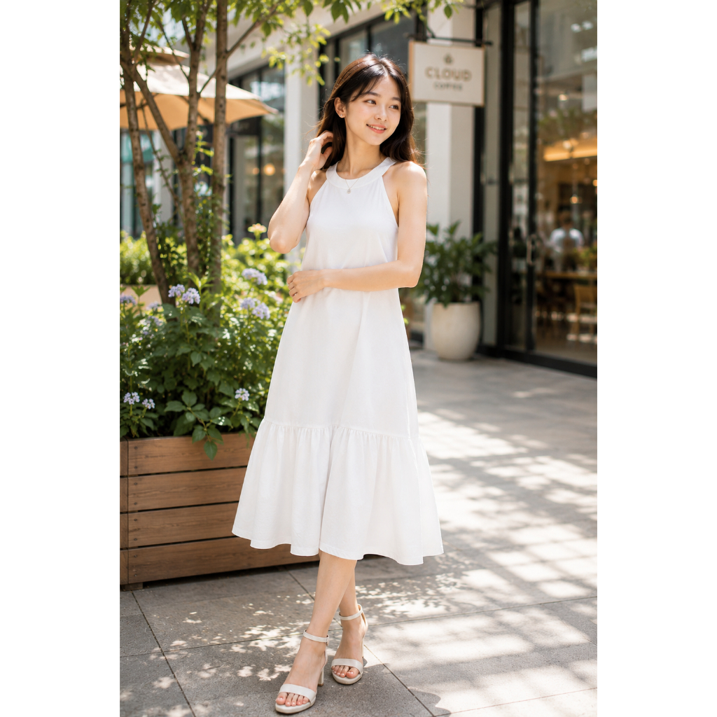 Korean Style Kids & Teens Tiered Dress | Challis Fabric Sleeveless Flowy  Dress | Elegant Casual OOTD | Shopee Philippines