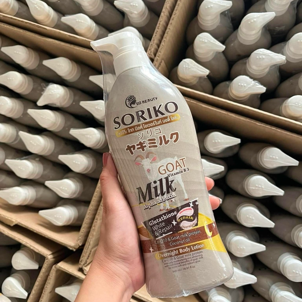 SORIKO GOAT MILK WHITENING LOTION 500ML | Shopee Philippines