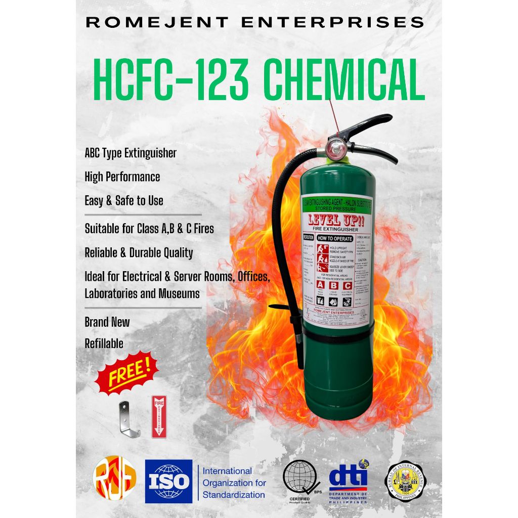 HCFC-123 Chemical Fire Extinguisher | Shopee Philippines