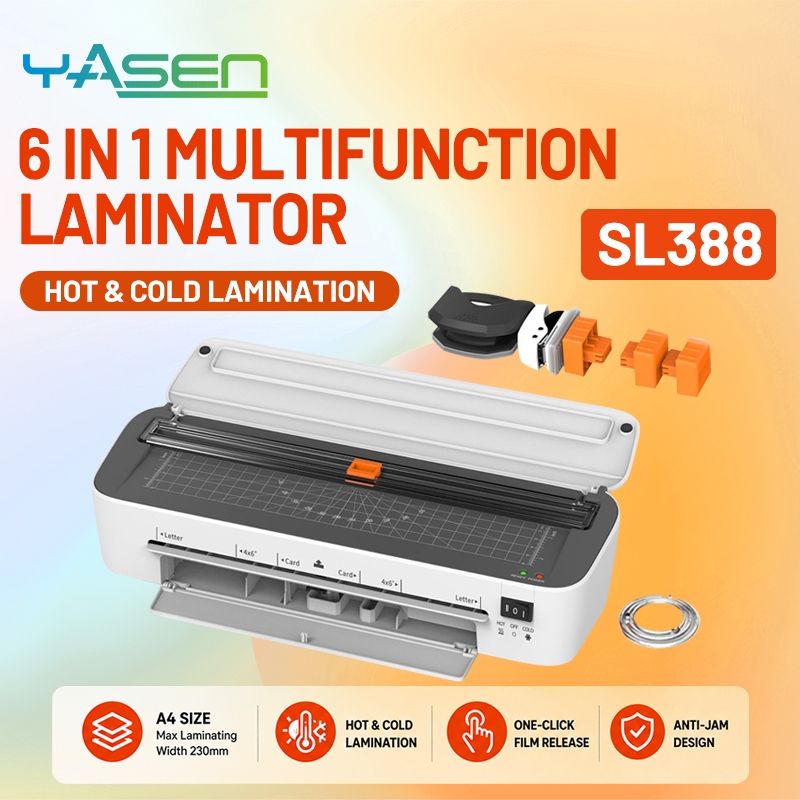 Officom SL388 A4 Laminating Machine 80-125MIC Laminator Mica Heating ...