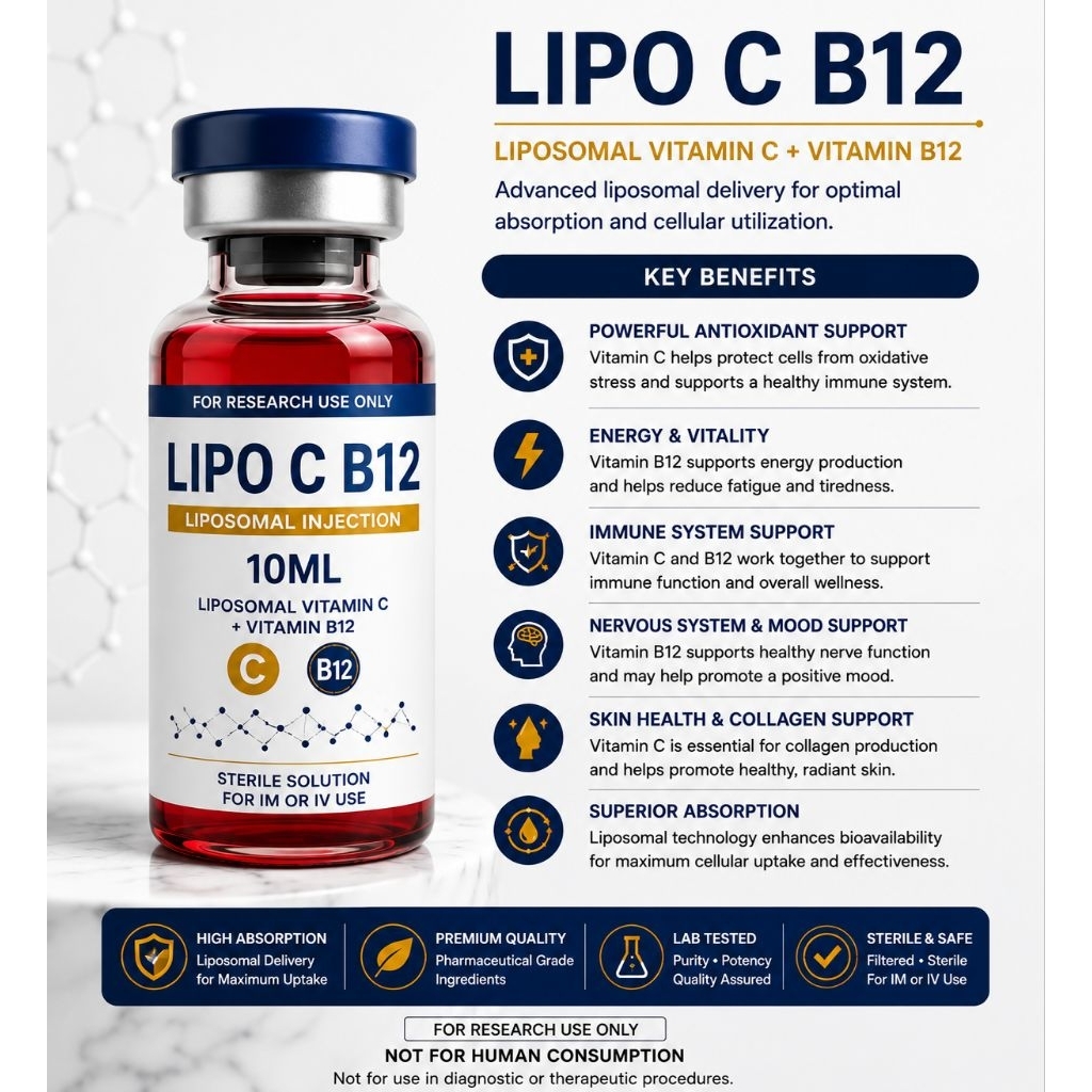lipo c with b 12 b12 peptide dosage LipoC + B12 (10mL) Lipo-C +B12 (Fat Blaster) |
