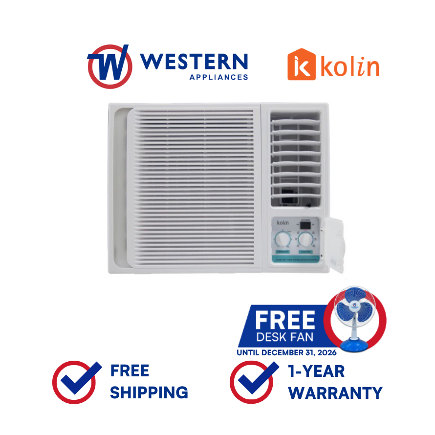 Kolin 1.0HP Compact Window Type Air Conditioner KAM95CMC32 | Shopee ...