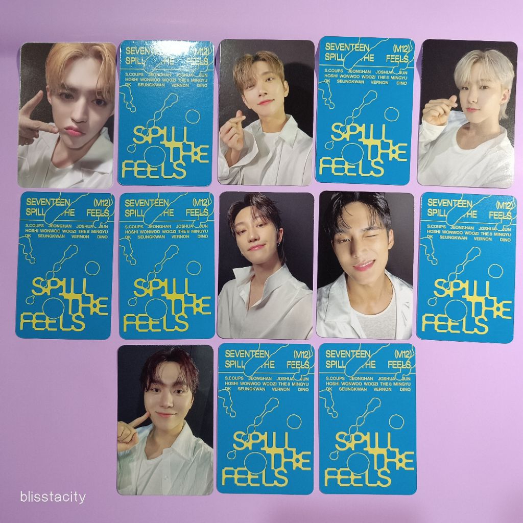 RPC | SEVENTEEN SPILL THE FEELS PHOTOCARD | STF REG ALBUM PC